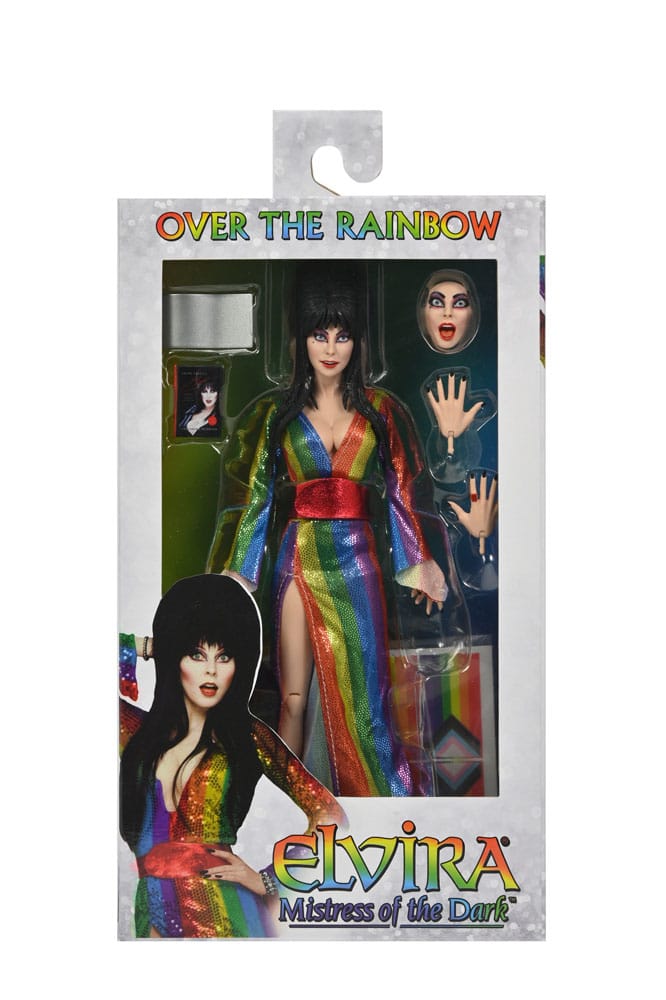 Elvira, Mistress of the Dark Figura Clothed Over the Rainbow Elvira 20 cm
