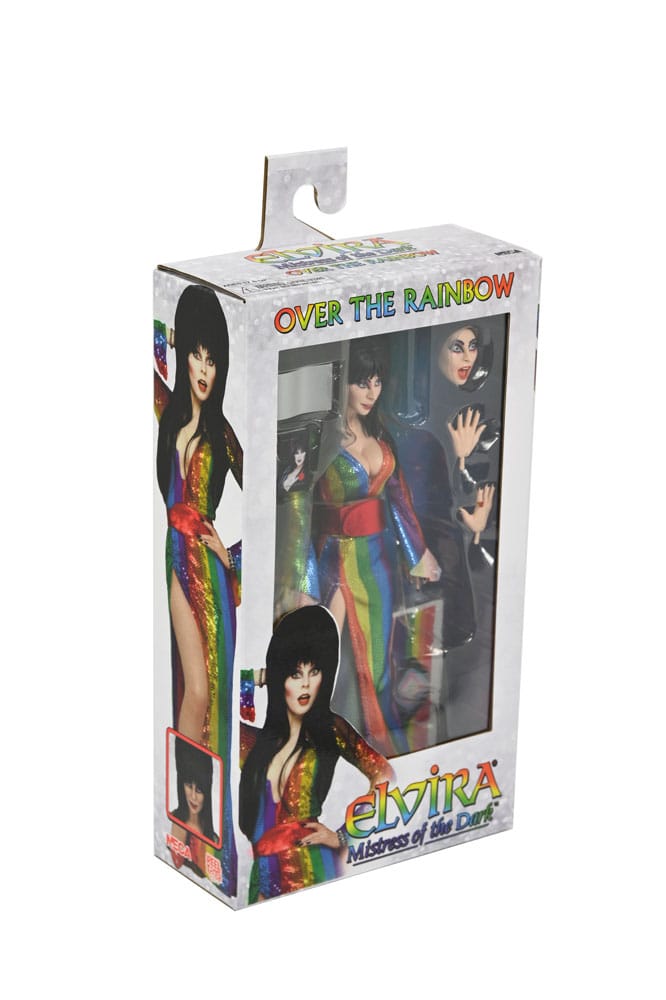 Elvira, Mistress of the Dark Figura Clothed Over the Rainbow Elvira 20 cm