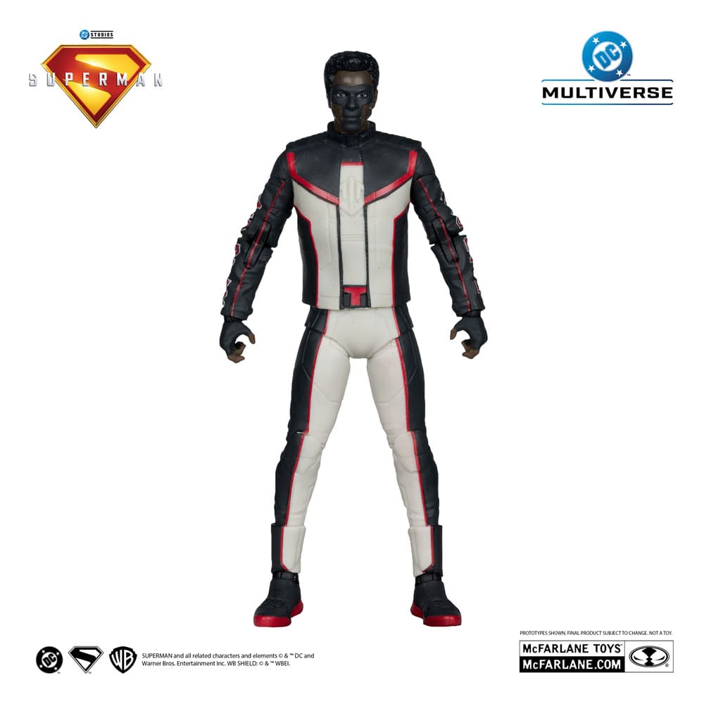 Superman (2025) DC Multiverse Figura Deluxe Theatrical Edition Mr. Terrific (Red Platinum Edition) 18 cm