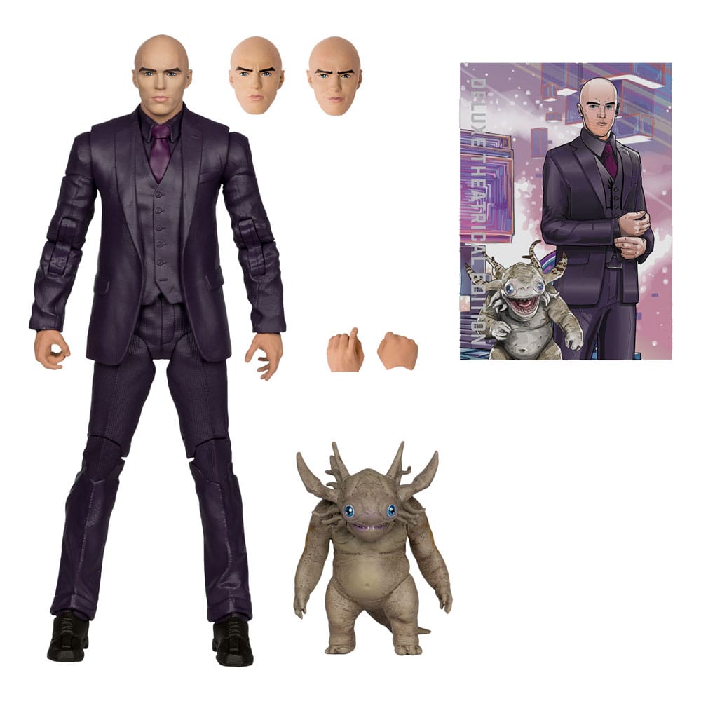 Superman (2025) DC Multiverse Figura Deluxe Lex Luthor With Baby Kaiju (Deluxe Theatrical Edition) 18 cm