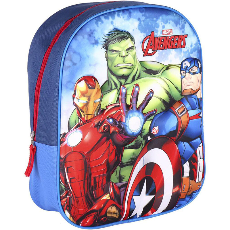Mochila 3D Los Vengadores Avengers Marvel 31cm Frikytopia