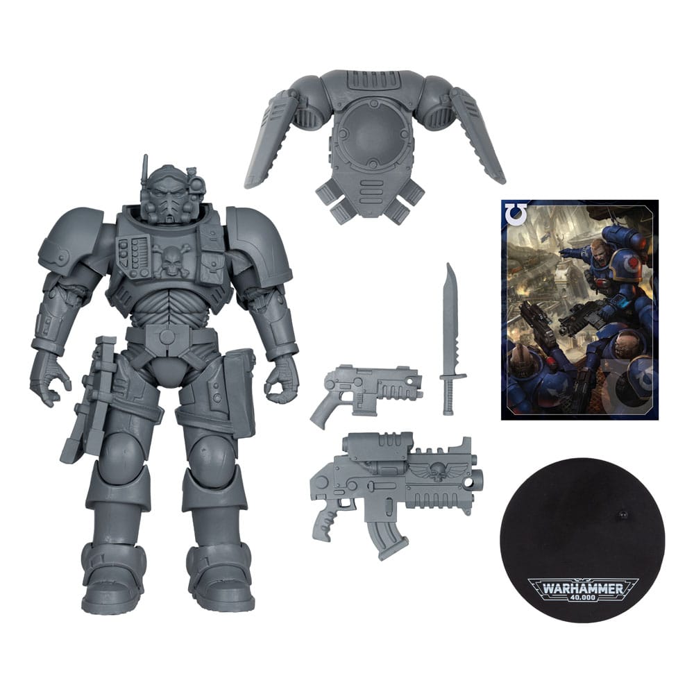 Warhammer 40,000 Figura Lieutenant In Phobos Armor (Space Marine) (AP) 18 cm