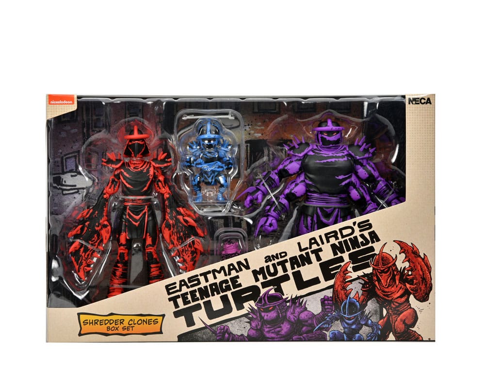 Teenage Mutant Ninja Turtles (Mirage Comics) Figuras Shredder Clones Box Set 18 cm