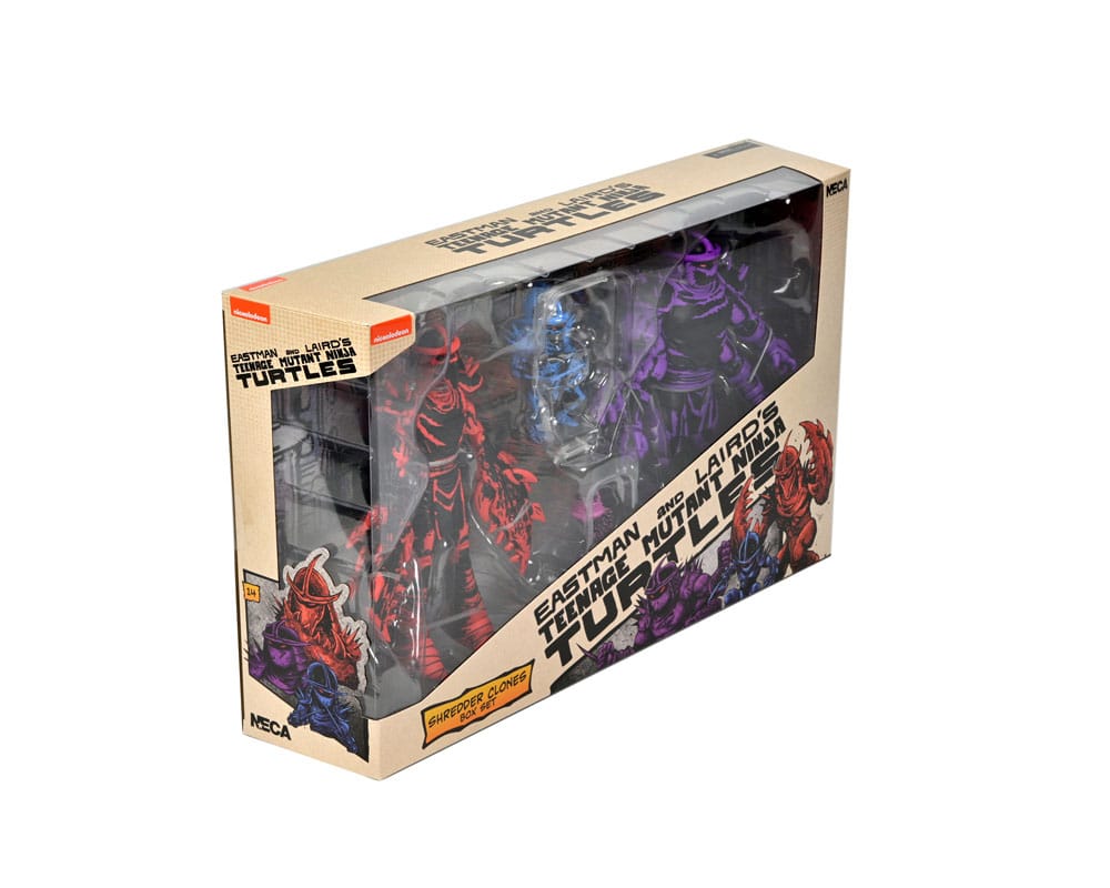 Teenage Mutant Ninja Turtles (Mirage Comics) Figuras Shredder Clones Box Set 18 cm