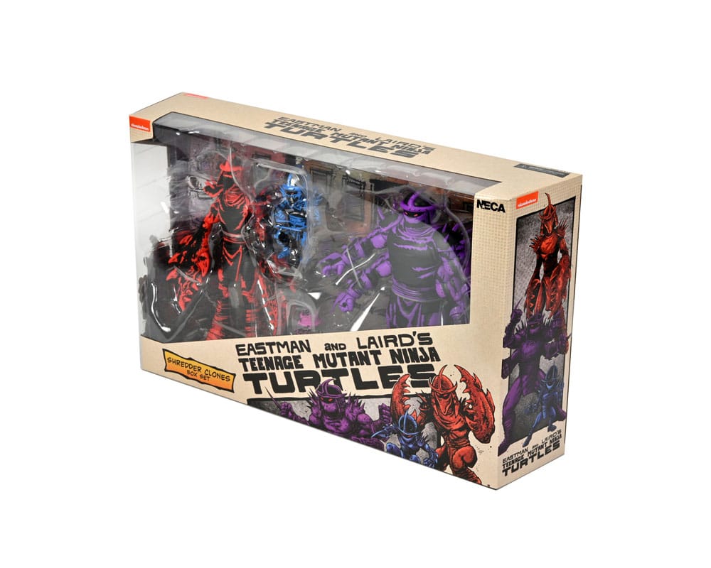 Teenage Mutant Ninja Turtles (Mirage Comics) Figuras Shredder Clones Box Set 18 cm