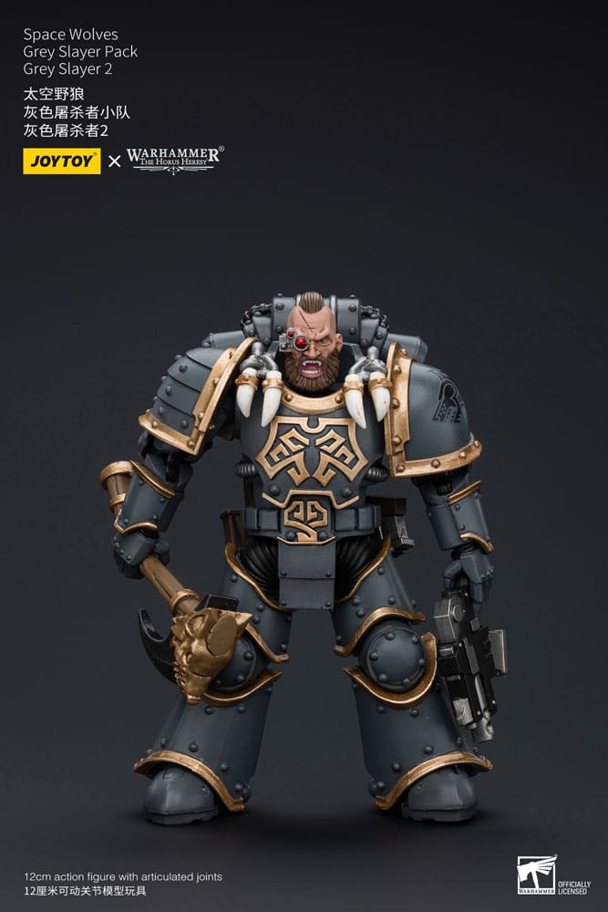 Warhammer The Horus Heresy Figura 1/18 Space Wolves Grey Slayer Pack Grey Slayer 2 12 cm