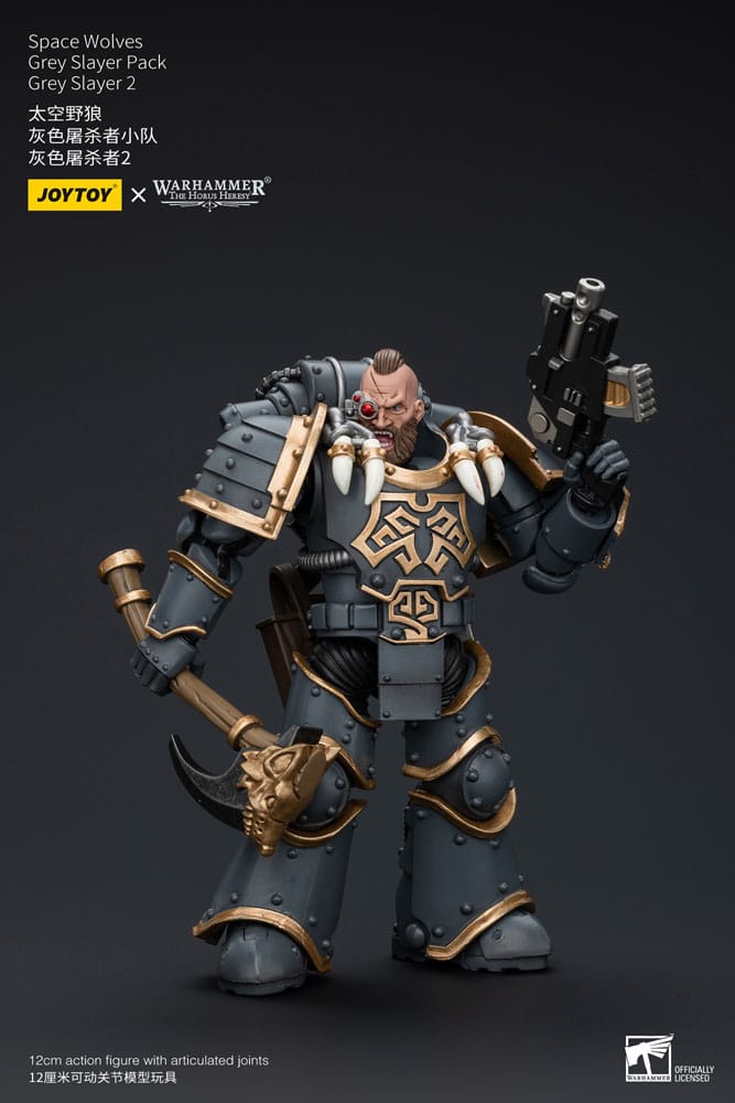 Warhammer The Horus Heresy Figura 1/18 Space Wolves Grey Slayer Pack Grey Slayer 2 12 cm
