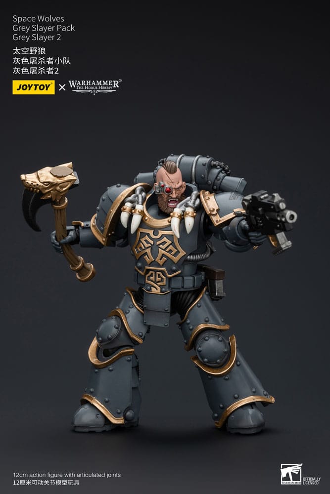 Warhammer The Horus Heresy Figura 1/18 Space Wolves Grey Slayer Pack Grey Slayer 2 12 cm