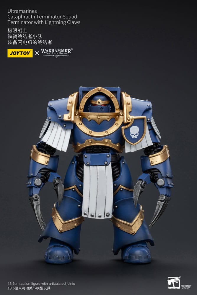 Warhammer The Horus Heresy Figura 1/18 Ultramarines Cataphractii Terminator Squad Terminator With Lightning Claws 14 cm