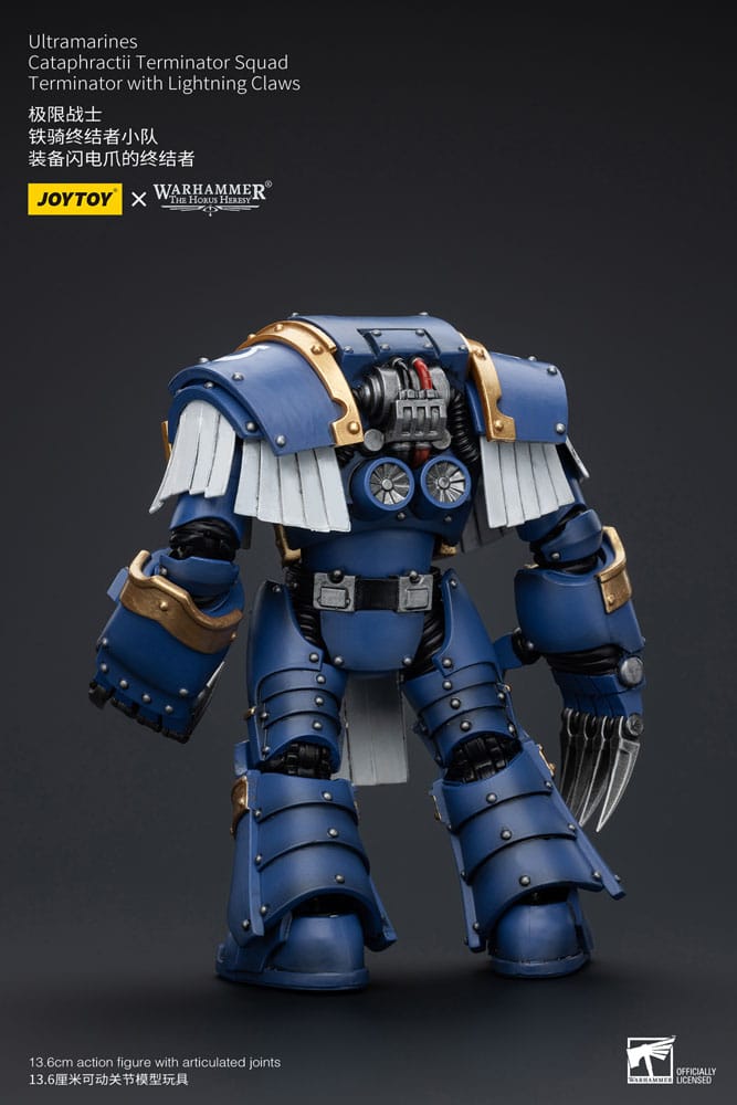 Warhammer The Horus Heresy Figura 1/18 Ultramarines Cataphractii Terminator Squad Terminator With Lightning Claws 14 cm