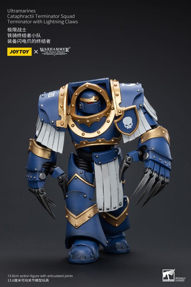 Warhammer The Horus Heresy Figura 1/18 Ultramarines Cataphractii Terminator Squad Terminator With Lightning Claws 14 cm