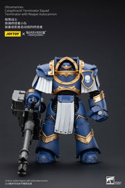 Warhammer The Horus Heresy Figura 1/18 Uitramarines Cataphractii Terminator Squad Terminator With Reaper Autocannon 14 cm