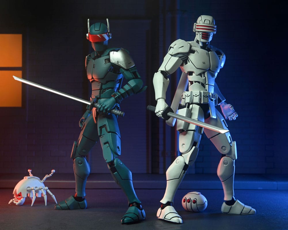 Tortugas Ninja (The Last Ronin) Pack de 2 Figuras Synja Robots 18 cm