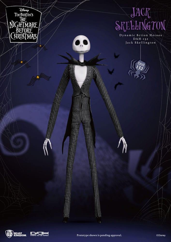 Pesadilla antes de Navidad Figura Dynamic 8ction Heroes 1/9 Jack 21 cm Frikytopia
