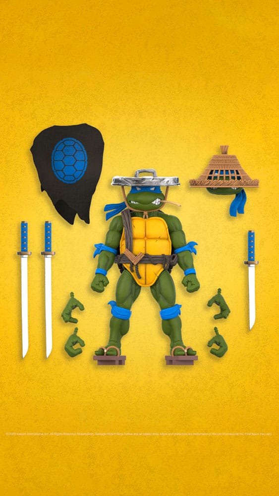 Teenage Mutant Ninja Turtles Figura Ultimates Ninja Nomad Leonardo 18 cm