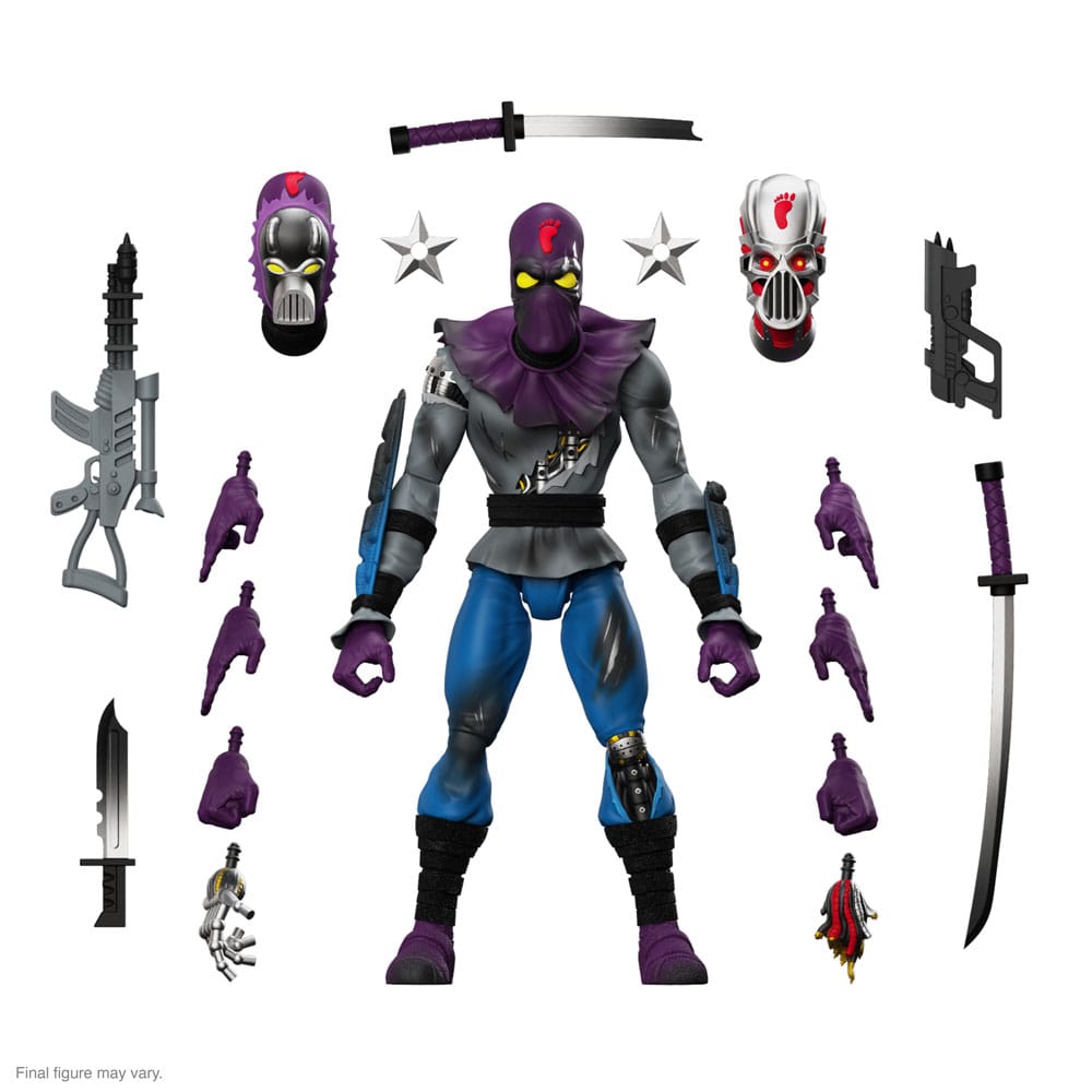 Teenage Mutant Ninja Turtles Figura Ultimates Foot Soldier (Battle Damaged) 18 cm