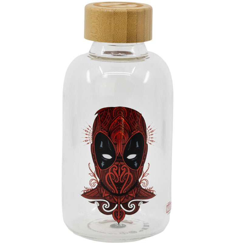 Botella cristal Deadpool Marvel 620ml Frikytopia