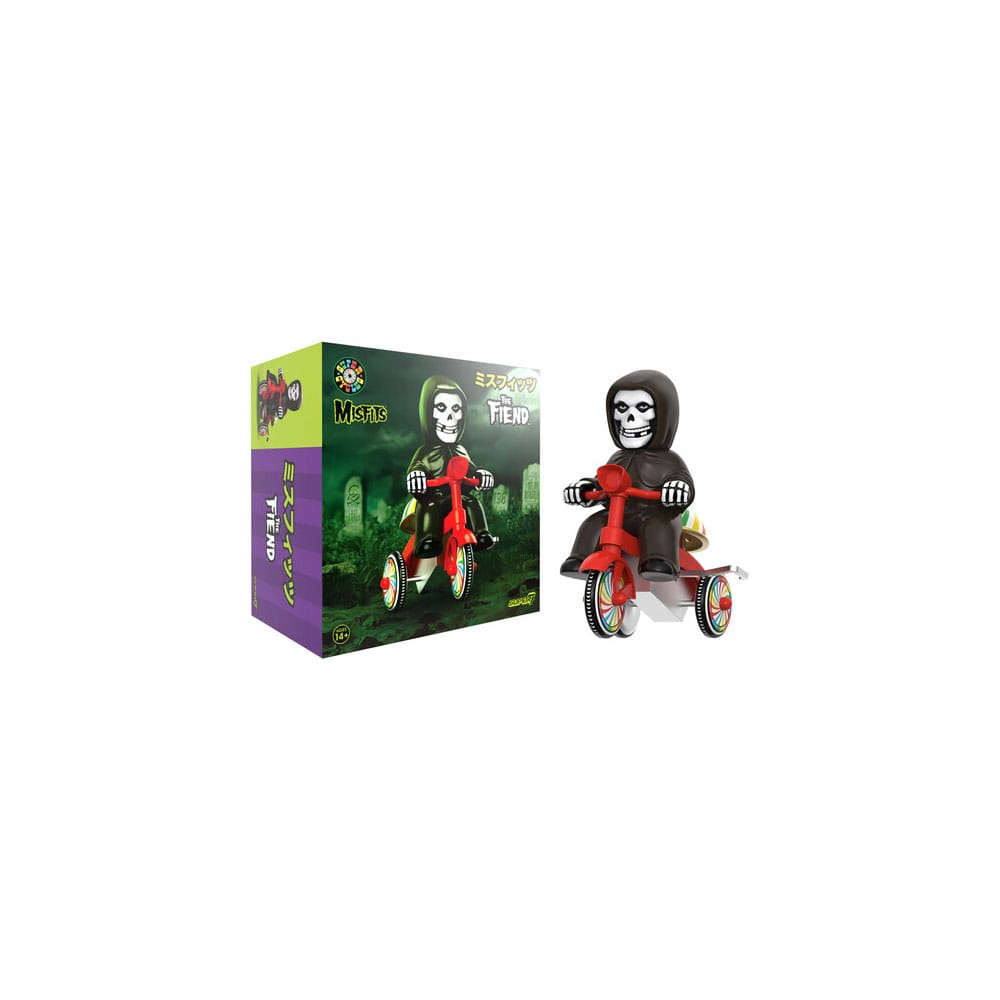 Misfits Figura Super Cycles Mummy Boy (Black With Red Trike) 13 cm