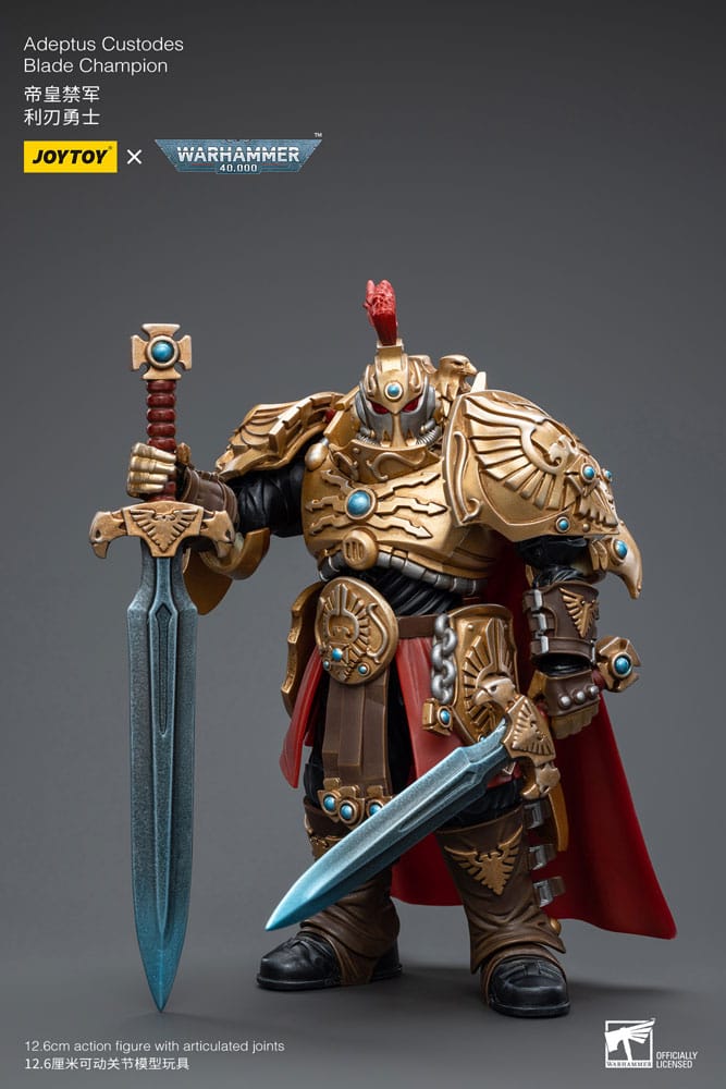 Warhammer 40k Figura 1/18 Adeptus Custodes Blade Champion 12 cm Frikytopia
