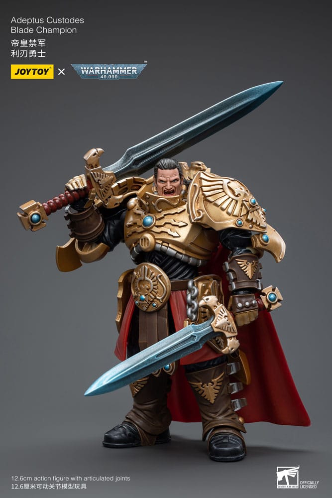 Warhammer 40k Figura 1/18 Adeptus Custodes Blade Champion 12 cm