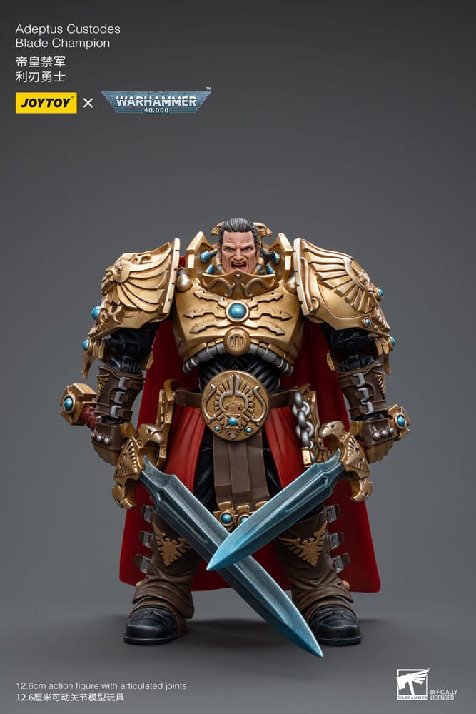 Warhammer 40k Figura 1/18 Adeptus Custodes Blade Champion 12 cm