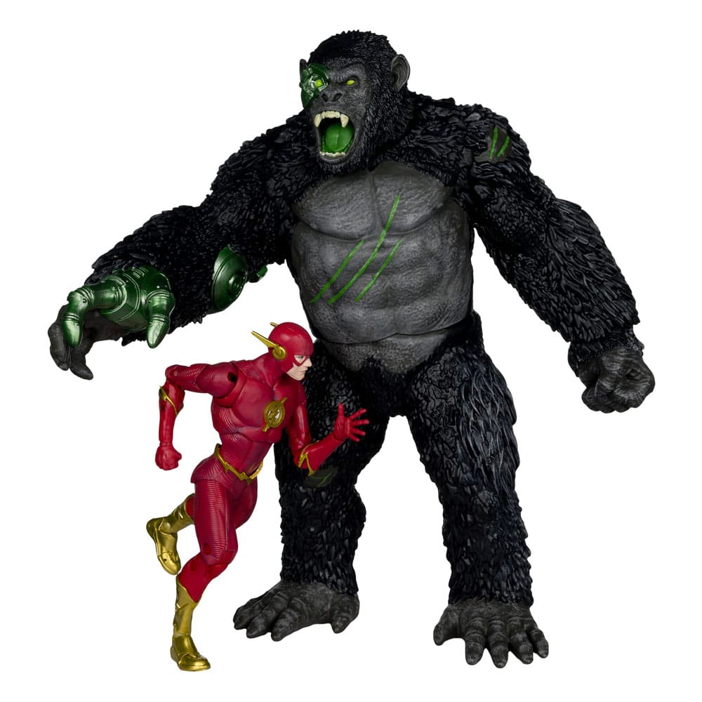 DC Multiverse Pack de 2 Figuras Flash Vs. Titano 18 cm