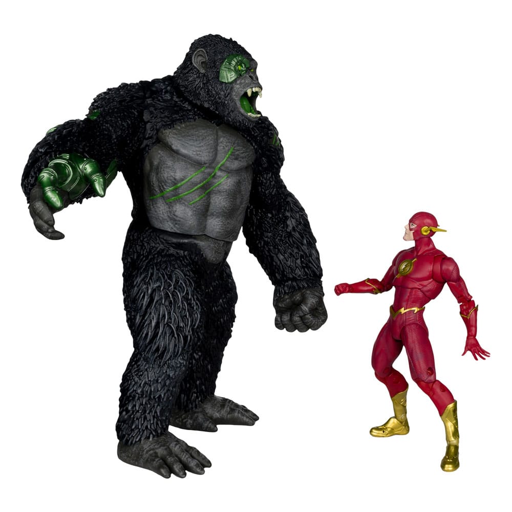 DC Multiverse Pack de 2 Figuras Flash Vs. Titano 18 cm
