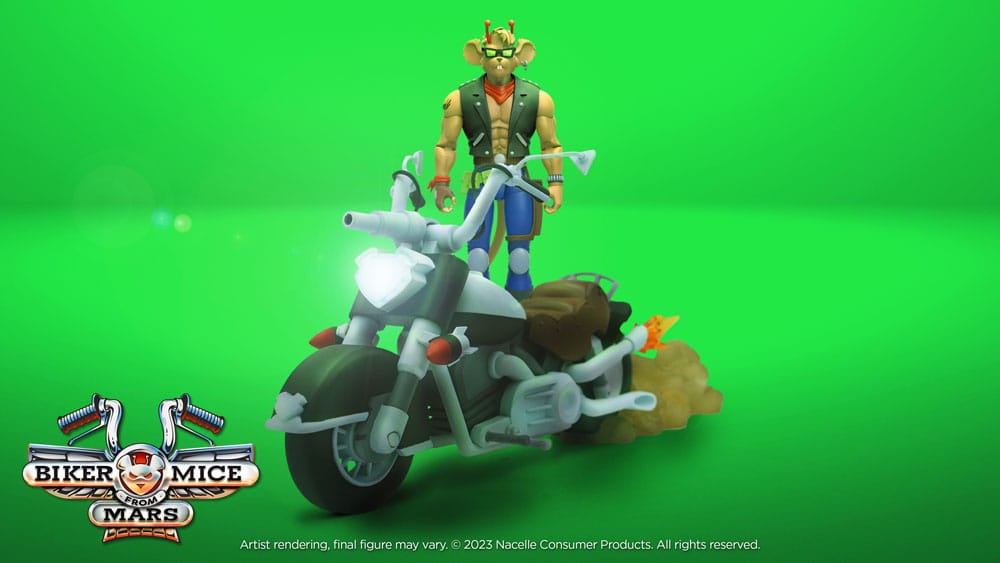 Los Motorratones de Marte Vehículo Throttle's Martian Monster Bike 23 cm