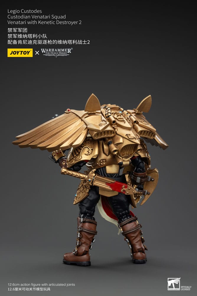 Warhammer The Horus Heresy Figura 1/18 Legio Custodes Custodian Venatari Squad Venatari With Kenetic Destroyer 2 13 cm