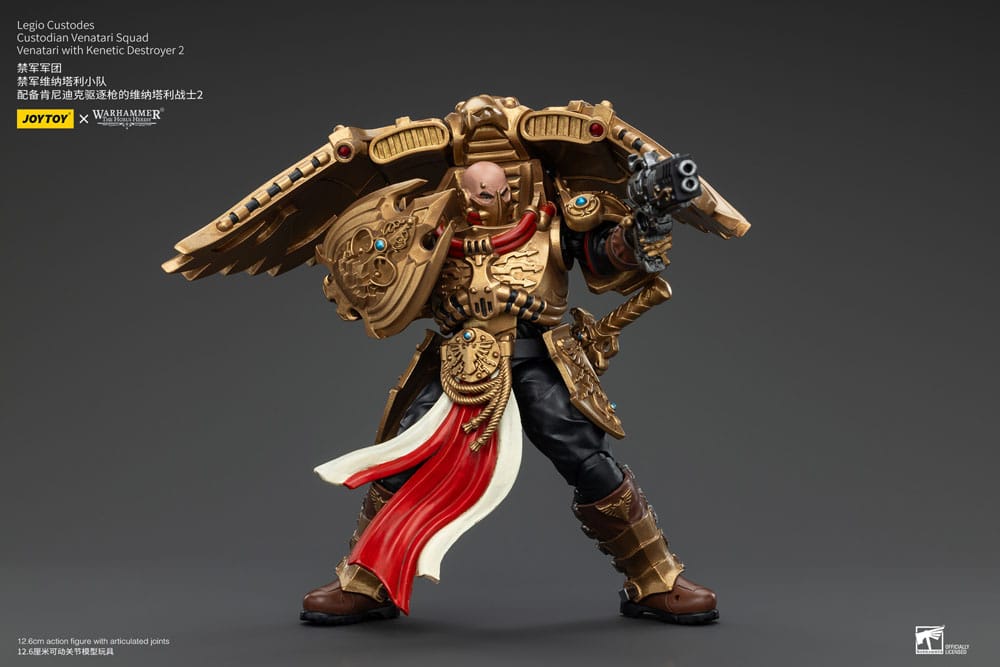 Warhammer The Horus Heresy Figura 1/18 Legio Custodes Custodian Venatari Squad Venatari With Kenetic Destroyer 2 13 cm