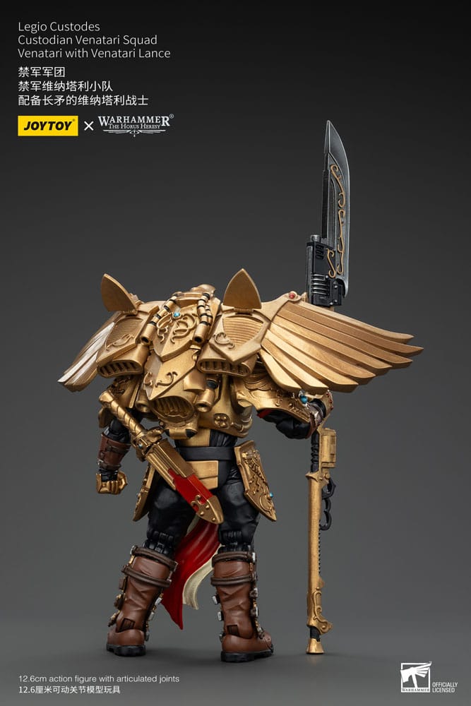 Warhammer The Horus Heresy Figura 1/18 Legio Custodes Custodian Venatari Squad Venatari With Venatari Lance 13 cm