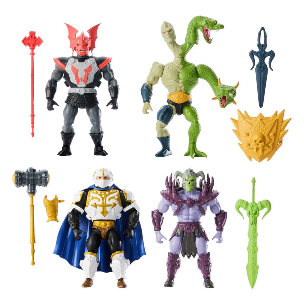 Masters of the Universe Origins Pack de 4 Figuras heo exclusive 14 cm