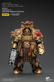 Warhammer The Horus Heresy Figura 1/18 Legio Custodes Aquilon Terminator Squad Aquilon With Lastrum Storm Bolter 14 cm