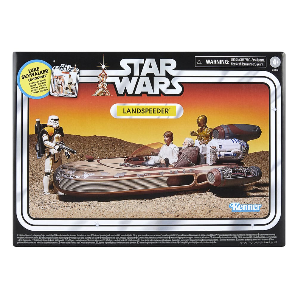 Figura Luke Skywalker + Landspeeder Star Wars