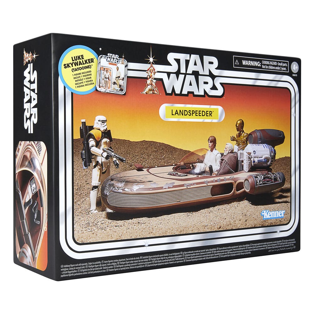 Figura Luke Skywalker + Landspeeder Star Wars