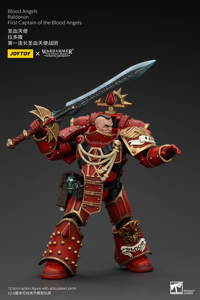 Warhammer The Horus Heresy Figura 1/18 Blood Angels Raldoron First Captain Of The Blood Angels 13 cm