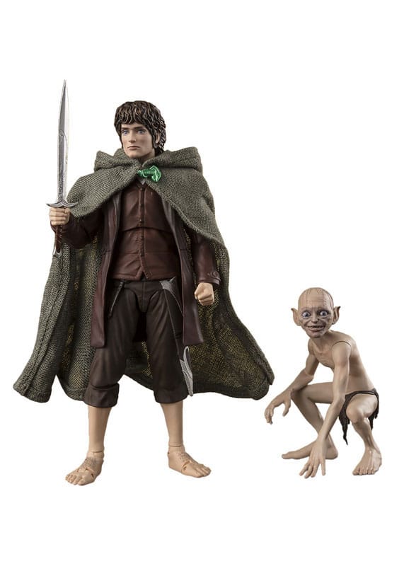 El Señor de los Anillos Figuras S.H. Figuarts Frodo Baggins & Gollum Frikytopia