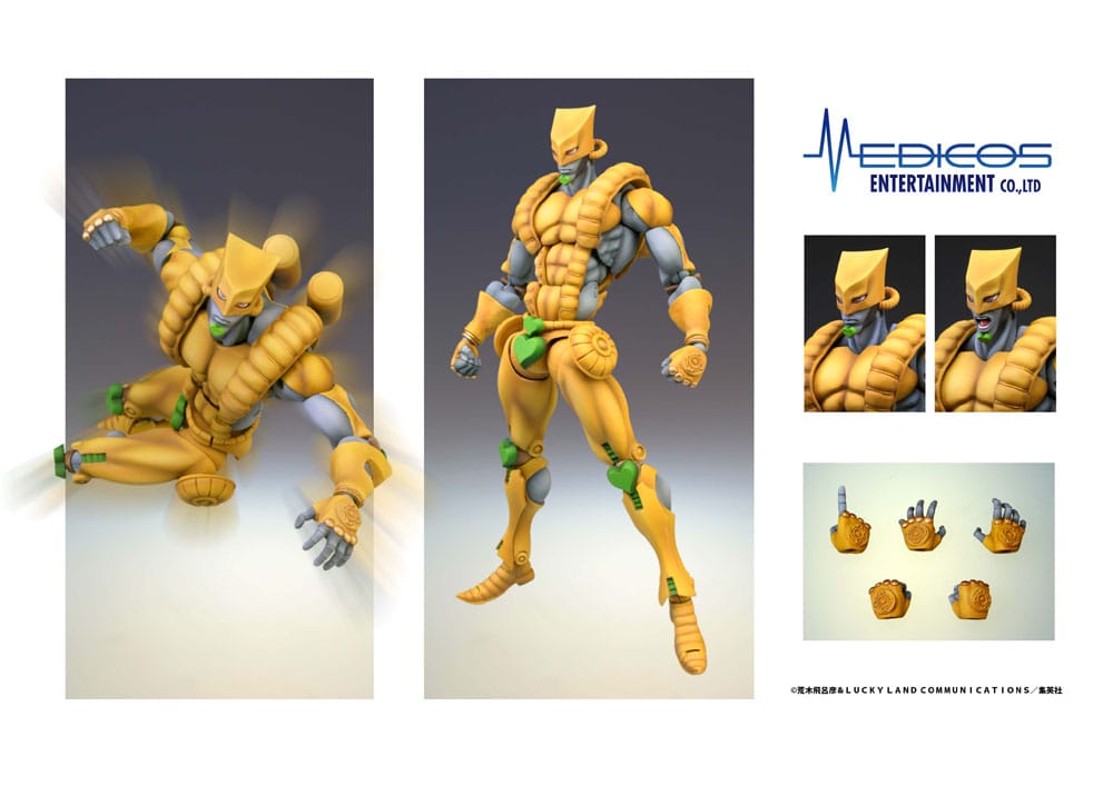JoJo's Bizarre Adventure Part3 Stardust Crusaders Figura Super Action Chozokado (The World) 16 cm