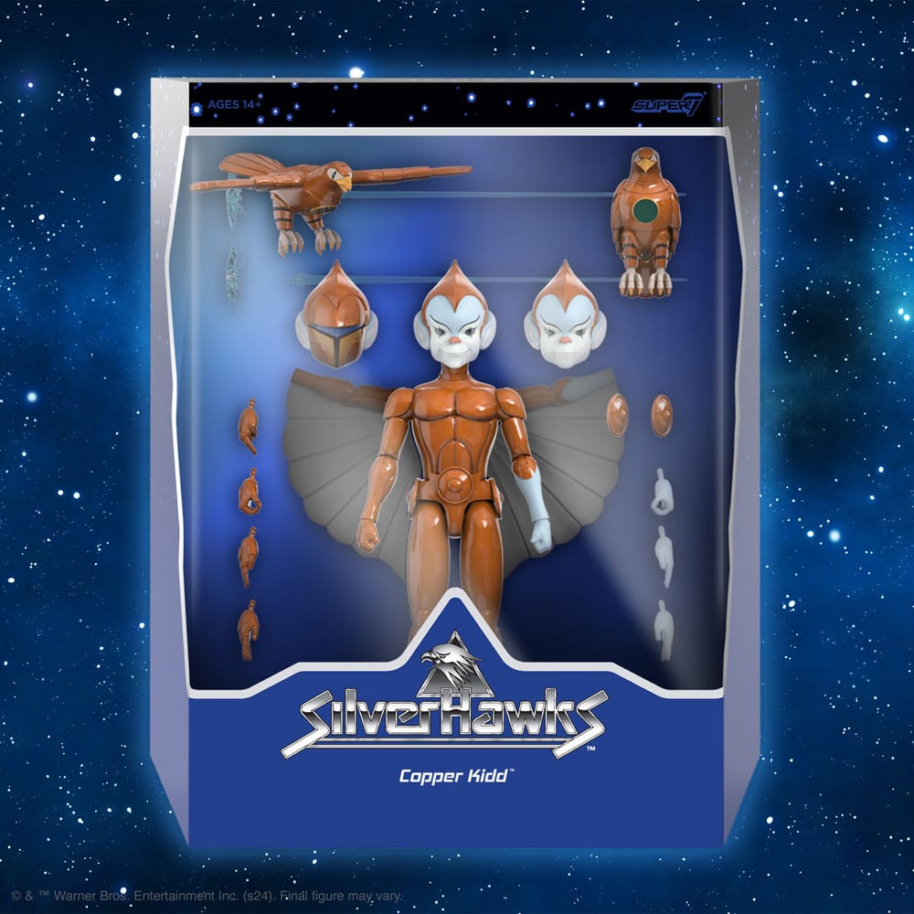 SilverHawks Figura Ultimates Wave 2 Copper Kidd (Cartoon Accurate) 18 cm