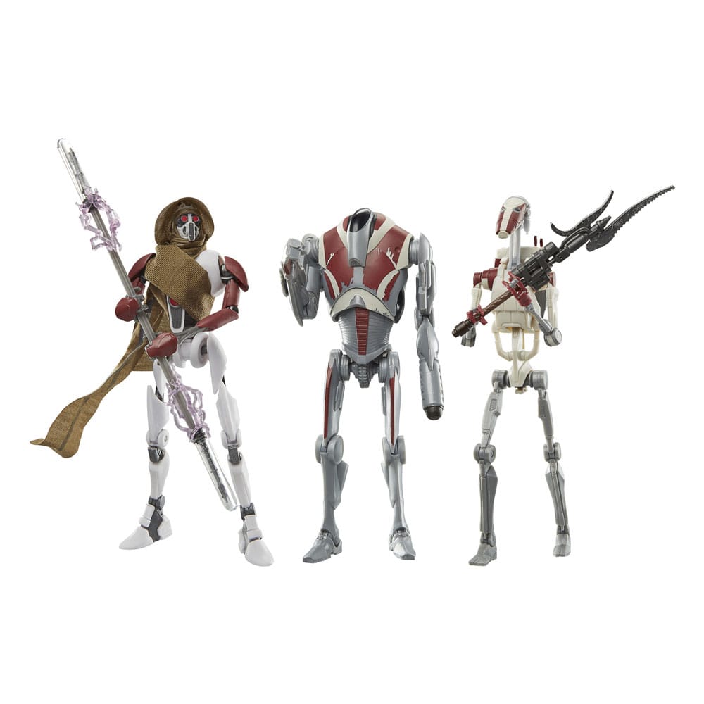 Star Wars Jedi: Survivor Black Series Pack de 3 Figuras Magna Guard, Super Battle Droid & Battle Droid Frikytopia