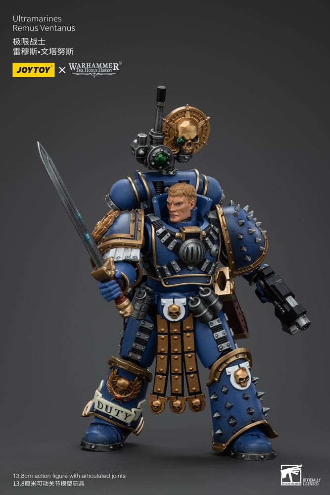 Warhammer The Horus Heresy Figura 1/18 Ultramarines Remus Ventanus 14 cm