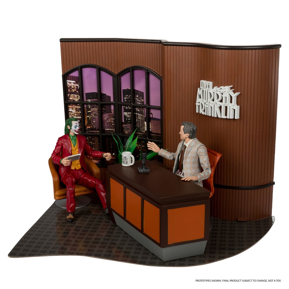 Joker DC Multiverse (Joker Movie) Figura Deluxe Colllector The Joker (Live With Murray Franklin) Limited Edition 18 cm