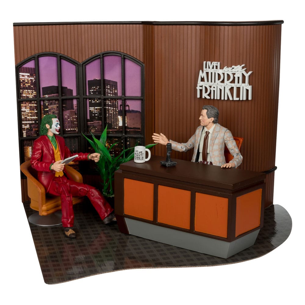 Joker DC Multiverse (Joker Movie) Figura Deluxe Colllector The Joker (Live With Murray Franklin) Limited Edition 18 cm