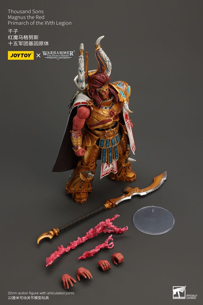 Warhammer The Horus Heresy Figura 1/18 Thousand sons Magnus the Red Primarch of the XVth Legion 12 cm