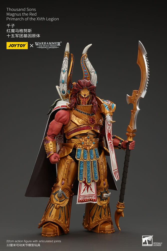 Warhammer The Horus Heresy Figura 1/18 Thousand sons Magnus the Red Primarch of the XVth Legion 12 cm