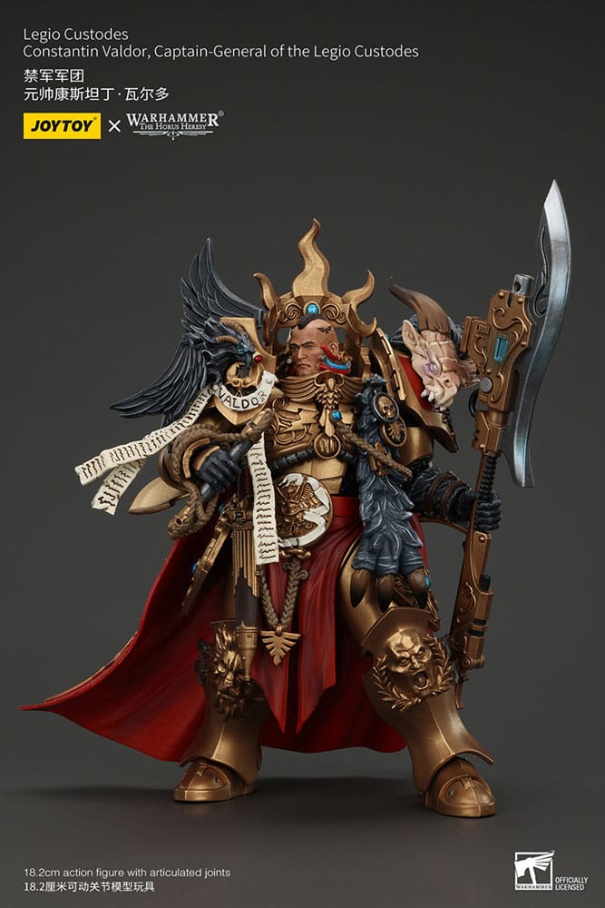 Warhammer The Horus Heresy Actionfigur Legio Custodes Constantin Valdor Captain-General Of The Legio Custodes 25 cm