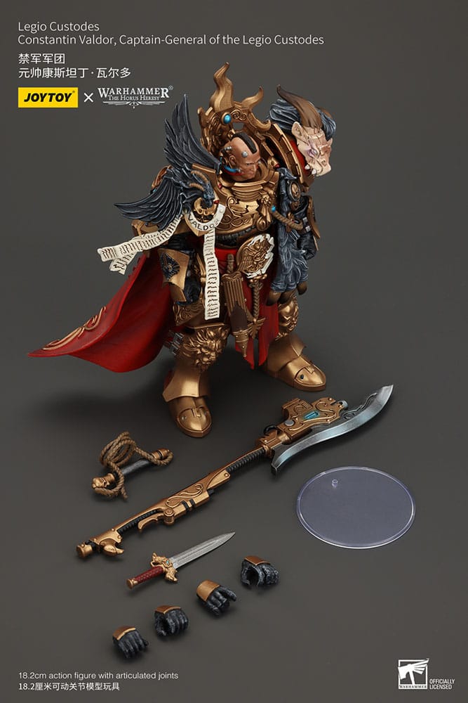 Warhammer The Horus Heresy Actionfigur Legio Custodes Constantin Valdor Captain-General Of The Legio Custodes 25 cm