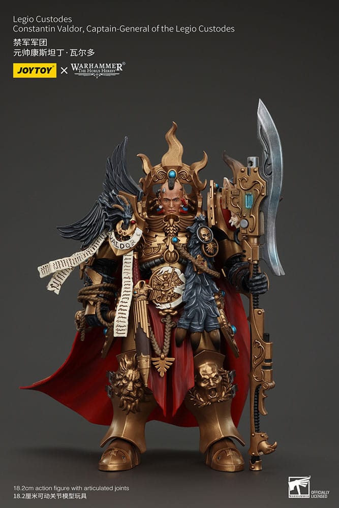 Warhammer The Horus Heresy Actionfigur Legio Custodes Constantin Valdor Captain-General Of The Legio Custodes 25 cm