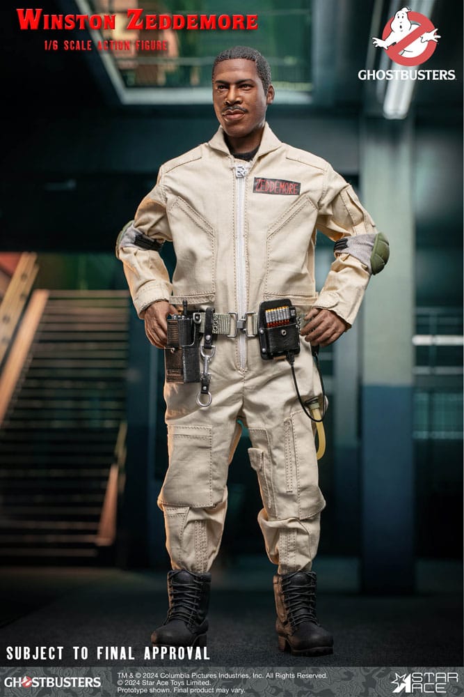 Ghostbusters (1984) Figura 1/6 Winston Zeddemore 30 cm Frikytopia