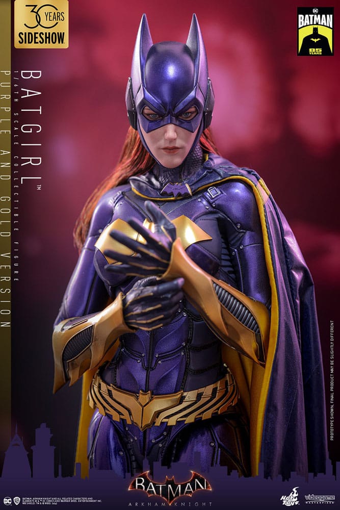 Batman Arkham Knight Figura Videogame Masterpiece 1/6 Batgirl (Purple And Gold Version) Exclusive 30 cm